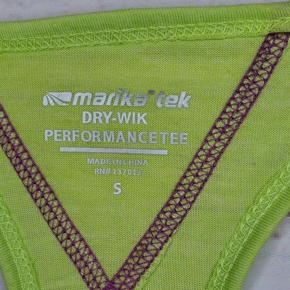 Marika Tek Dry Wik Performance Tee Small Violet A… - image 4